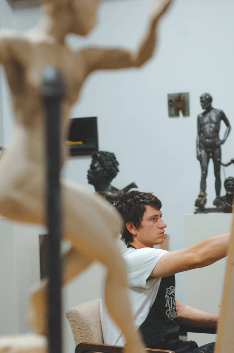Michael Tymon working